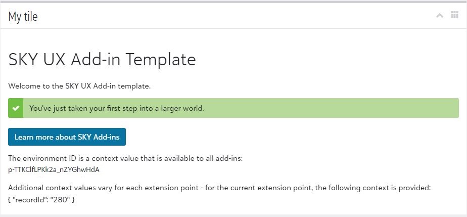 SKY UX rebuilds the SPA after every change and save.