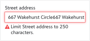 Character Count Blackbaud Sky Ux Application